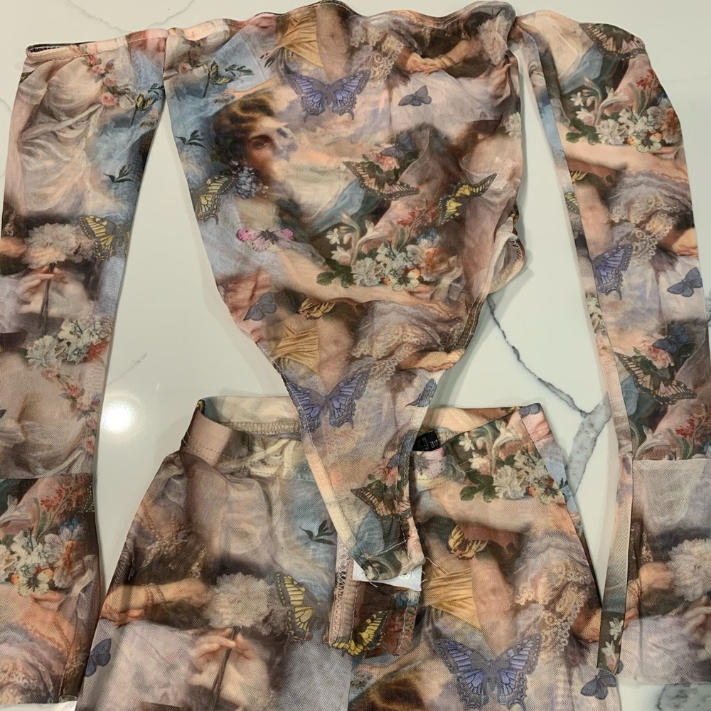 two piece suit
